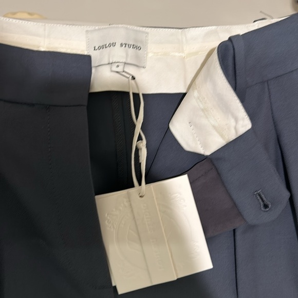 Frankie Shop LOULOU STUDIO SBIRU WIDE LEG WOOL TROUSERS - Brand NWT - Picture 8 of 9